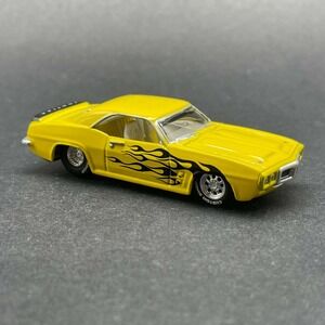 Maisto 1969 '69 Pontiac Firebird Car Yellow 1/64 All Stars Red 100 Rubber Slicks